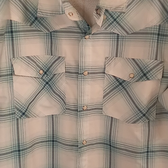 MAGELLAN OUTDOORS Classic Fit Western Size L white-green-black colors - Picture 8 of 12
